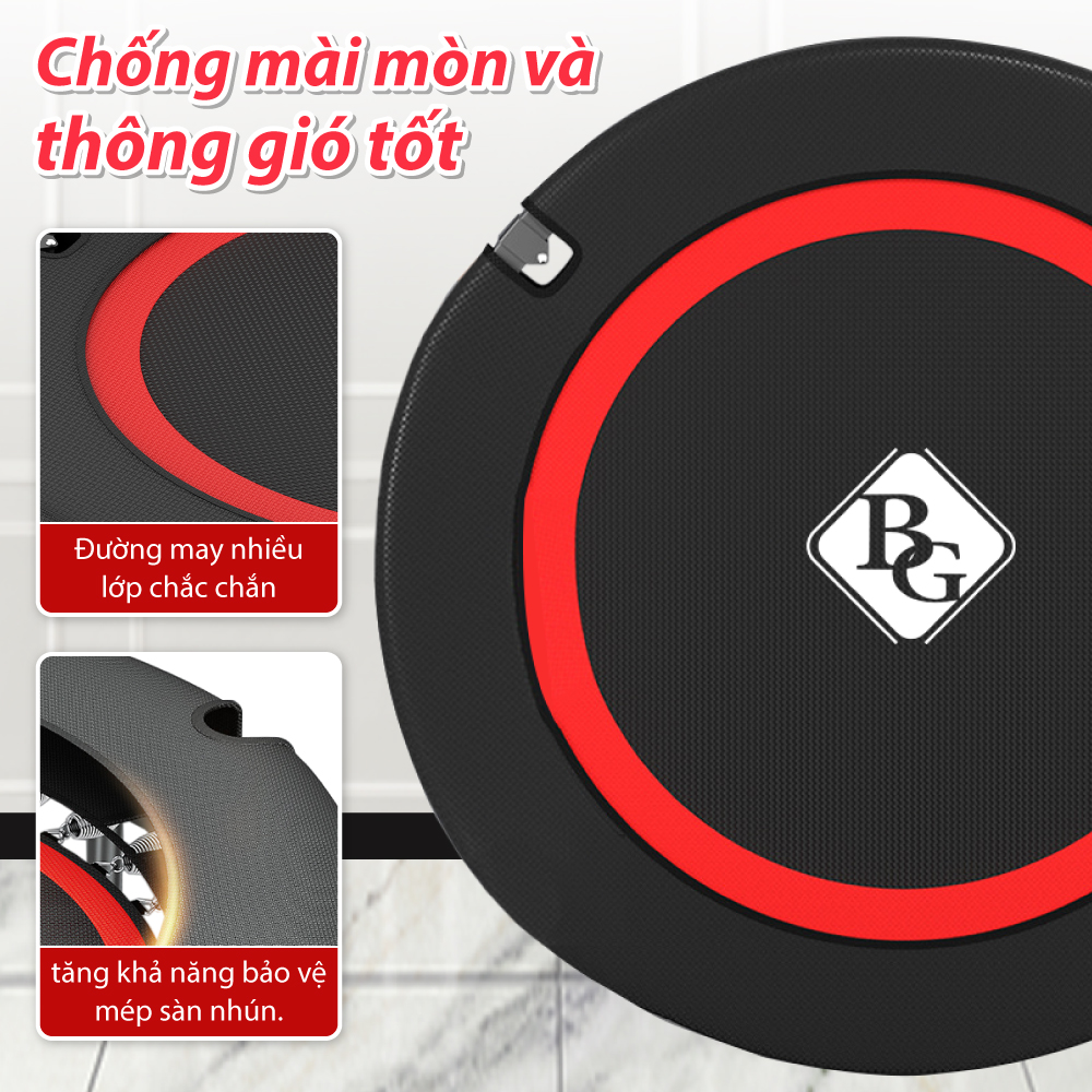 Mô tả BG Sàn nhún 40 inch cao cấp loại có tay vịn Trampoline - 7
