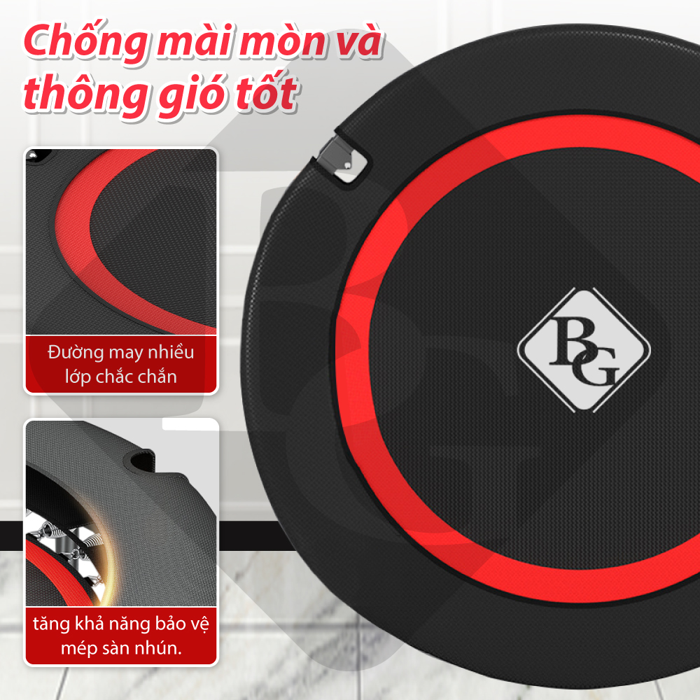 Mô tả BG Sàn nhún 40 inch cao cấp loại có tay vịn Trampoline - 8