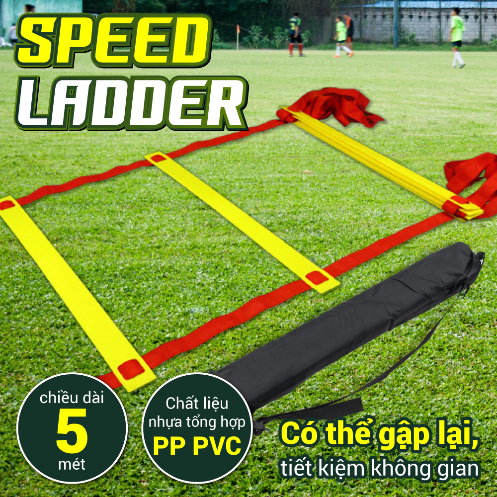 Mô tả BG- Thang dây(5 MÉT) tập luyện thể thao thể lực và tốc độ dài SPEED LADDER - 8