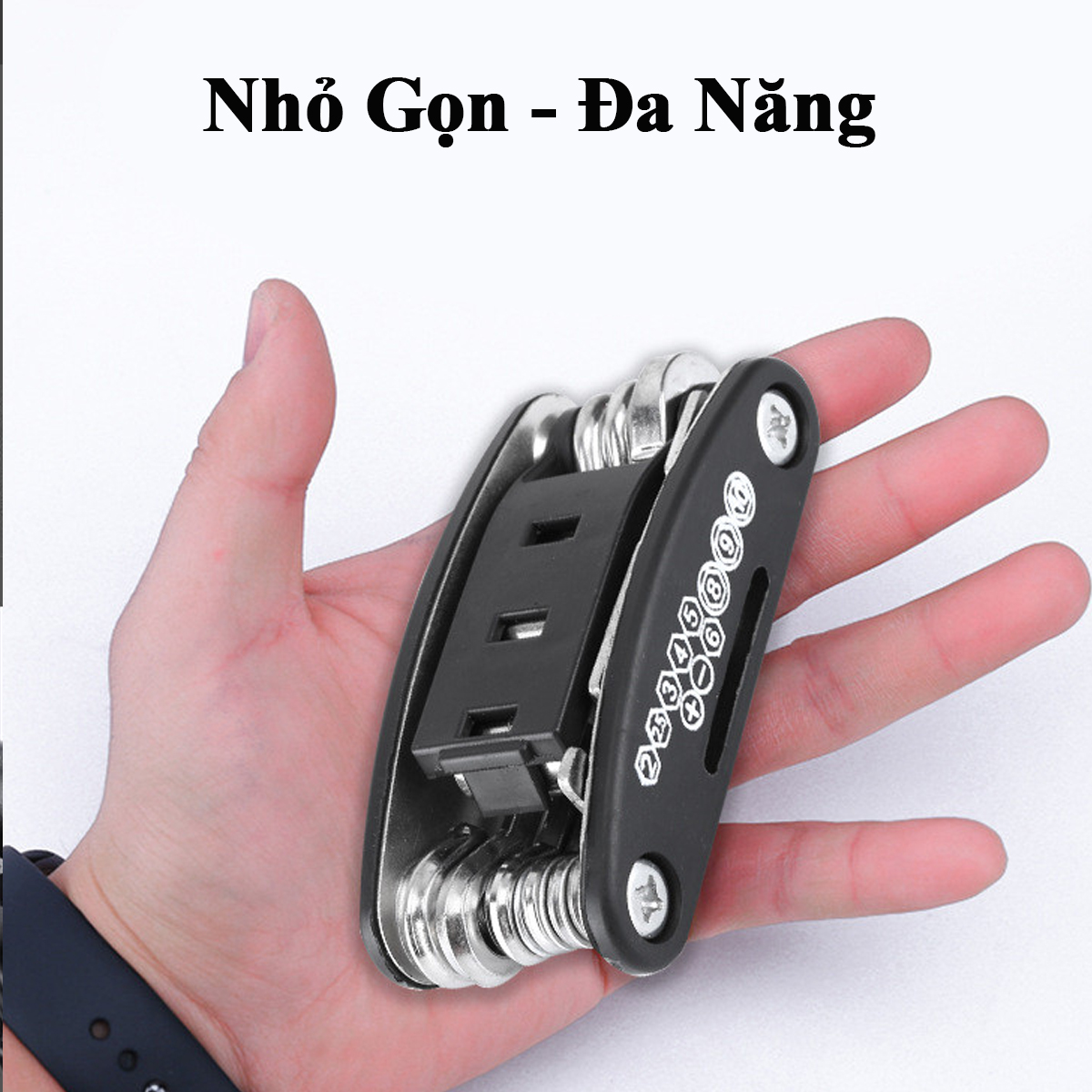 Mô tả Bộ Dụng Cụ Sửa Chữa Xe Đạp Đa Năng 15in1 Gấp Gọn Cầm Tay Tiện Dụng  15 Trong 1 Chính Hãng Amalife - 7