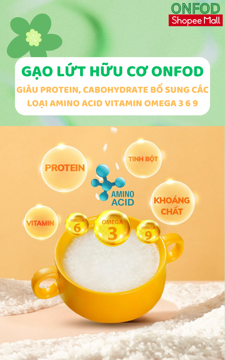 Mô tả COMBO 5KG Gạo lứt đen gạo st25 gạo séng cù gạo nhật dẻo ONFOD ăn dặm cho bé ăn kiêng giảm cân healthy - 3