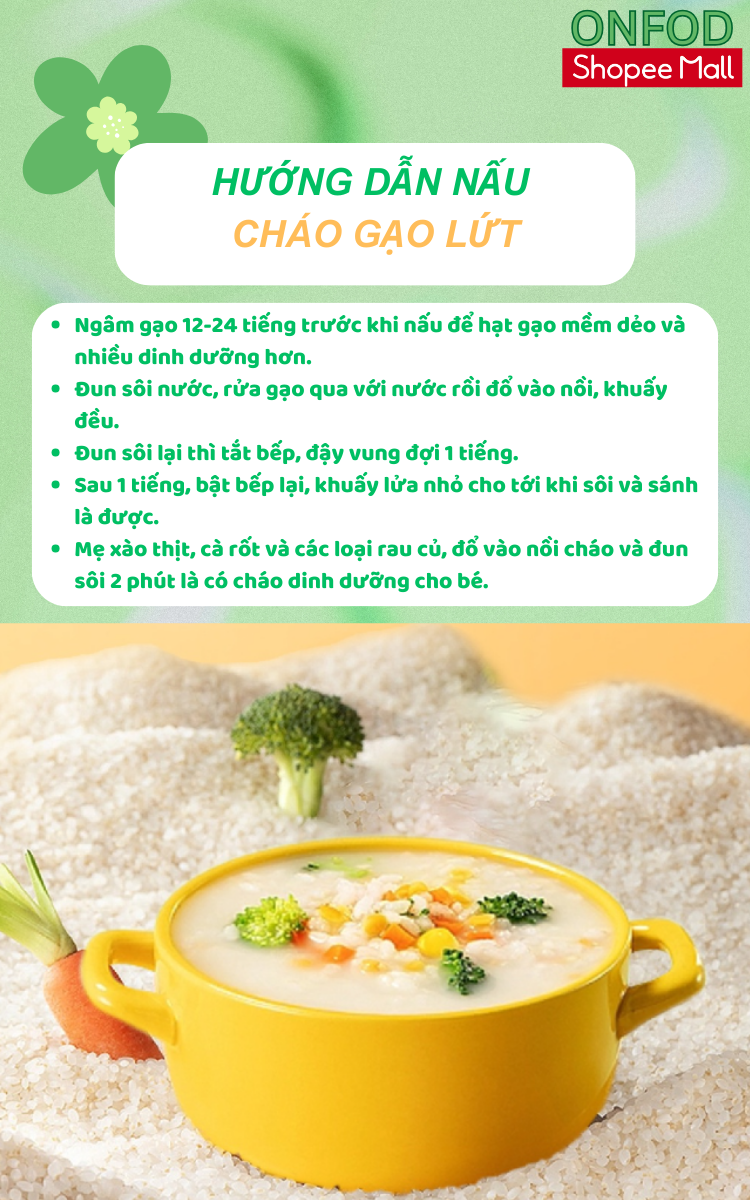 Mô tả COMBO 5KG Gạo lứt đen gạo st25 gạo séng cù gạo nhật dẻo ONFOD ăn dặm cho bé ăn kiêng giảm cân healthy - 2