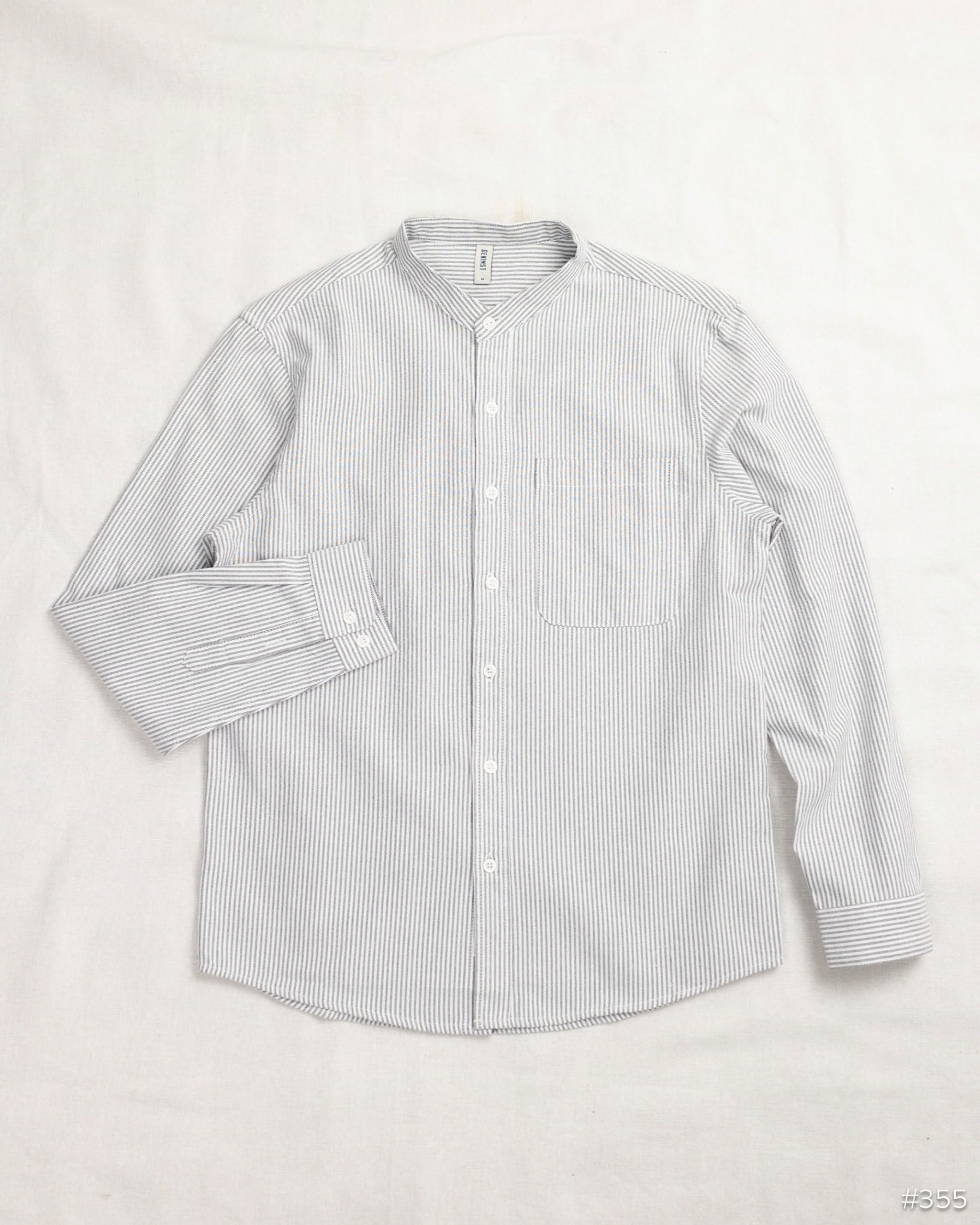 Áo Sơ Mi Nam Cổ Trụ Form Unisex