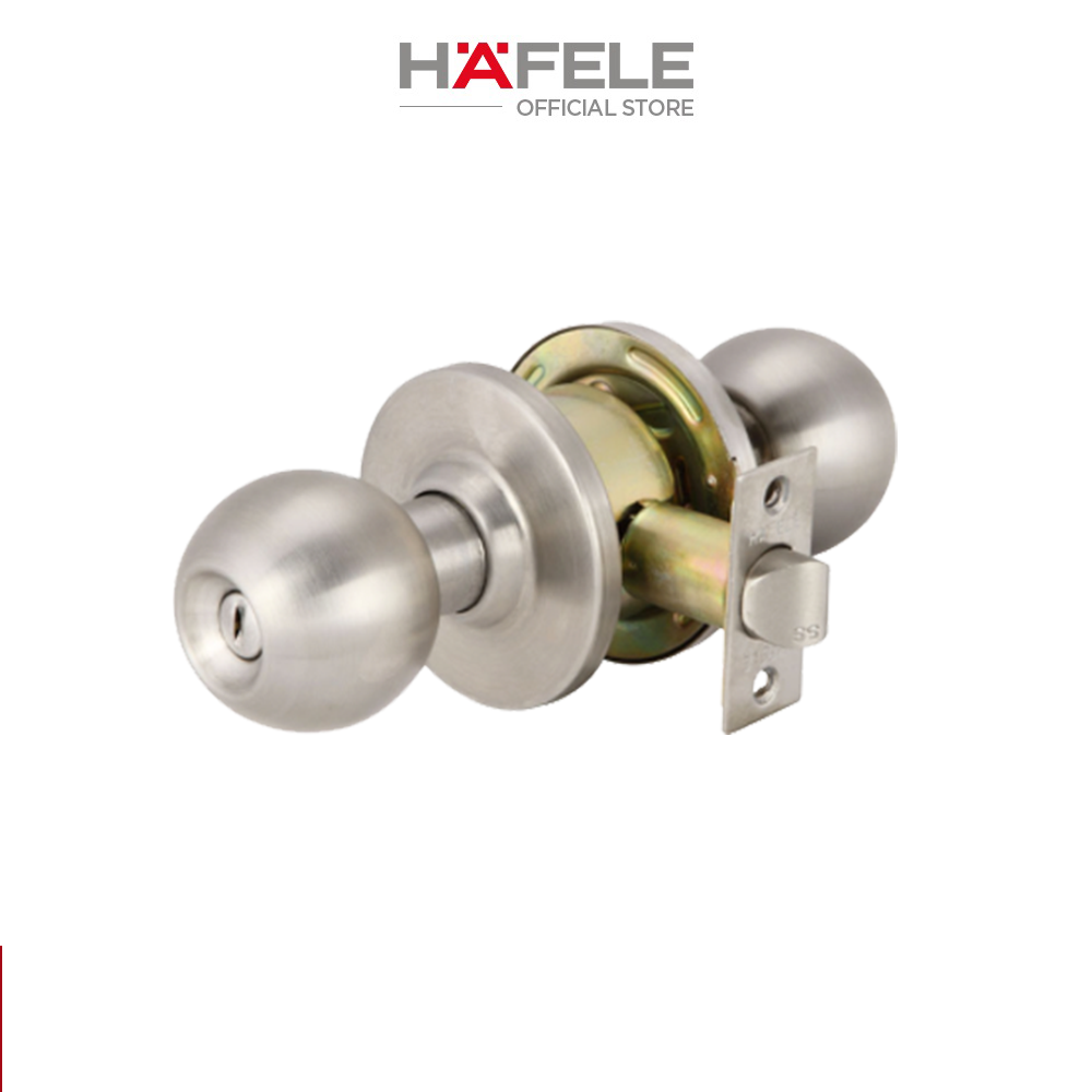 Mô tả Khóa Tay Nắm Tròn Cửa WC Loại Lớn Hafele BS70MM - 911.64.246 - 1