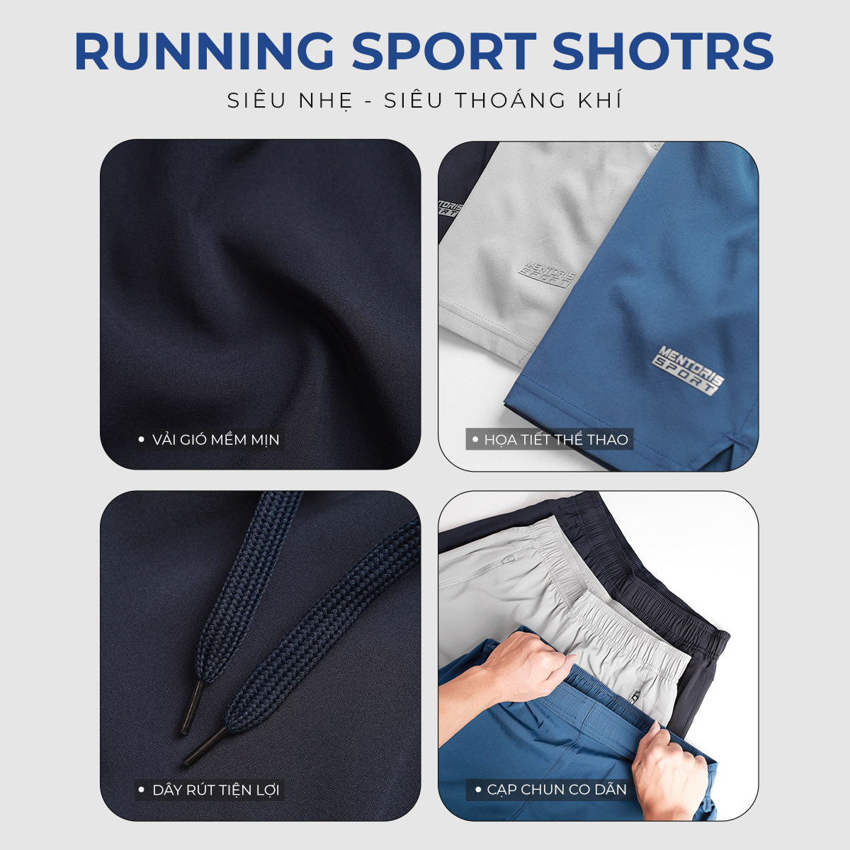 Mô tả Quần Short Chạy Bộ Nam GUZADO Phong Cách Thể Thao,Chất Liệu Thoáng Khí,Độ Bền Cao GSR11 - 1