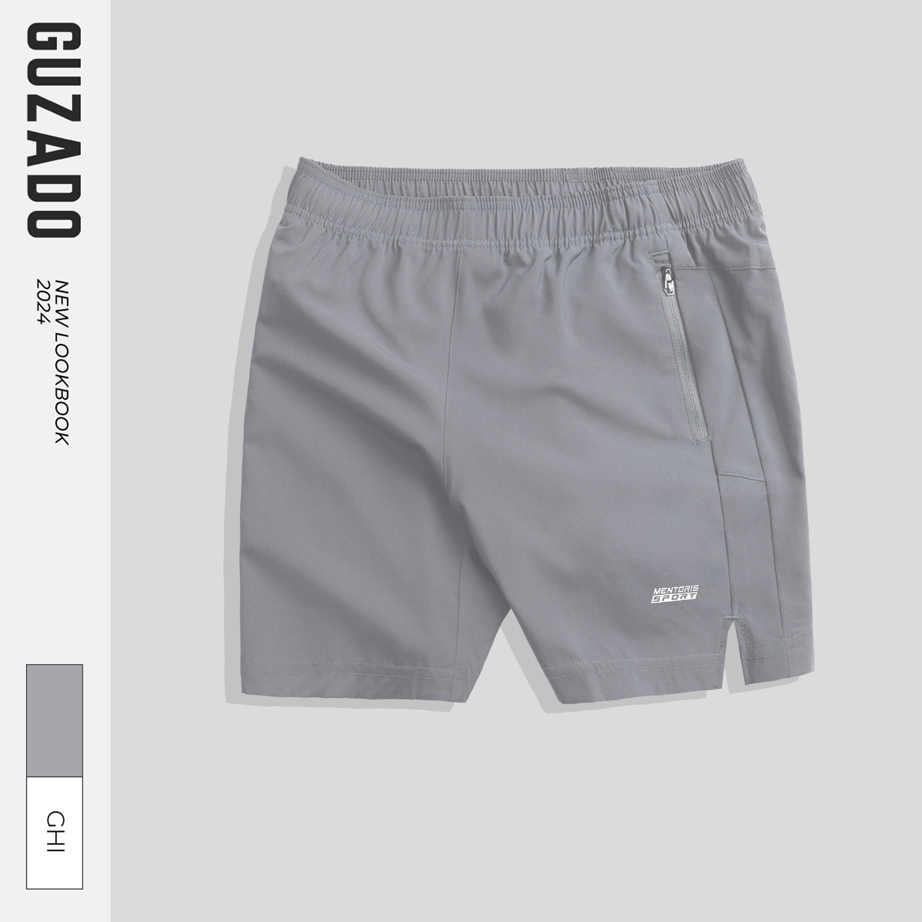 Mô tả Quần Short Chạy Bộ Nam GUZADO Phong Cách Thể Thao,Chất Liệu Thoáng Khí,Độ Bền Cao GSR11 - 7