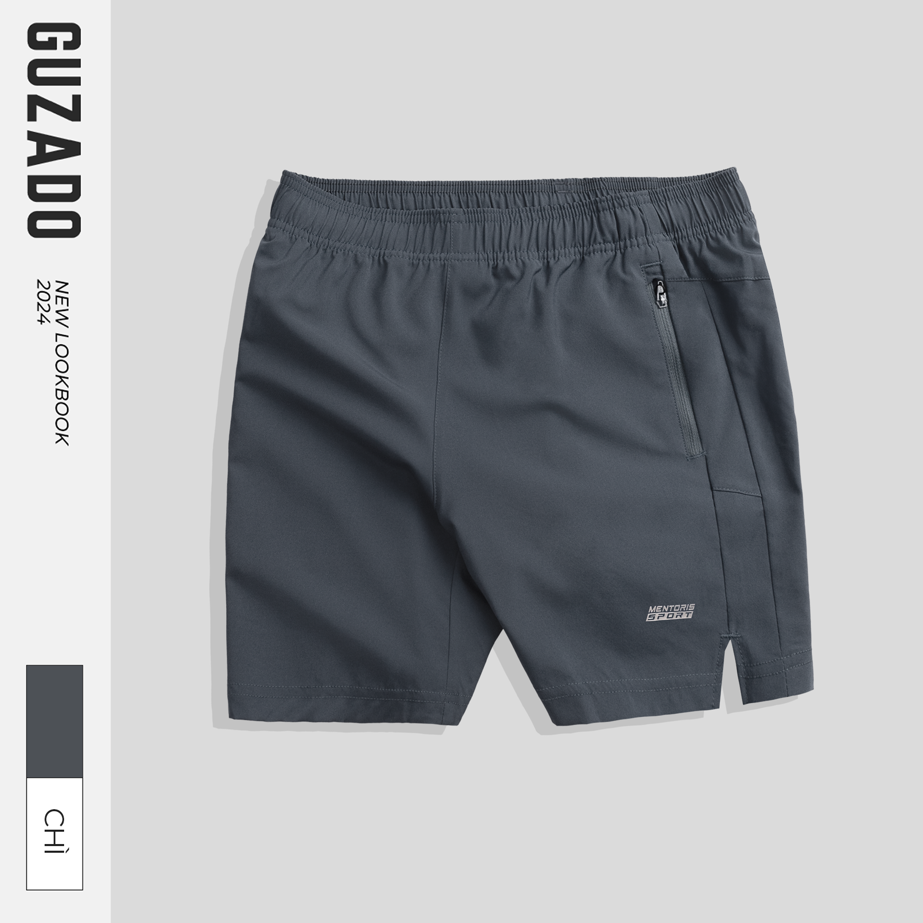 Mô tả Quần Short Chạy Bộ Nam GUZADO Phong Cách Thể Thao,Chất Liệu Thoáng Khí,Độ Bền Cao GSR11 - 9