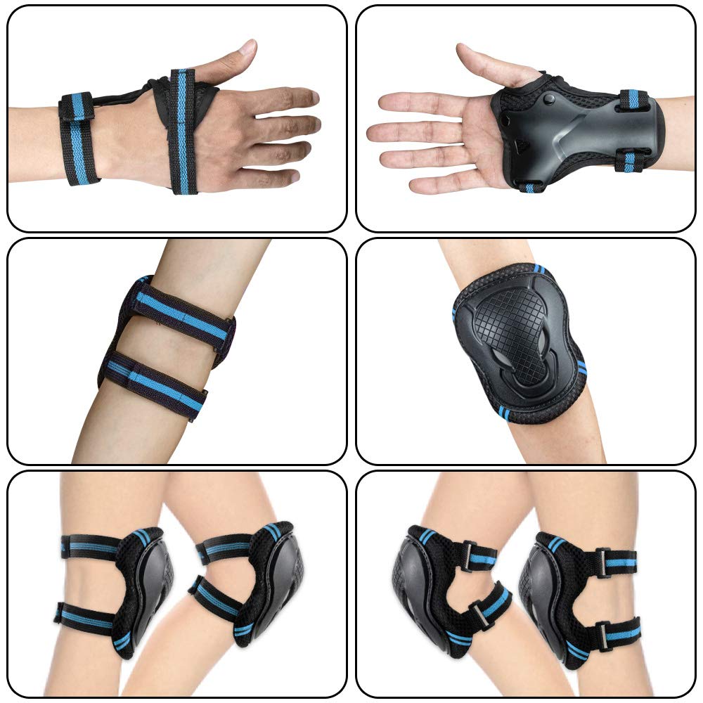 Mô tả Bảo Hộ Tay Chân Patin , Bảo Hành 12 Tháng Bộ Bảo Hộ Patin Nhựa ABS Cứng Chắc Đệm Xốp Thoáng Khí Cleacco BBHCB Boro Sport - 5