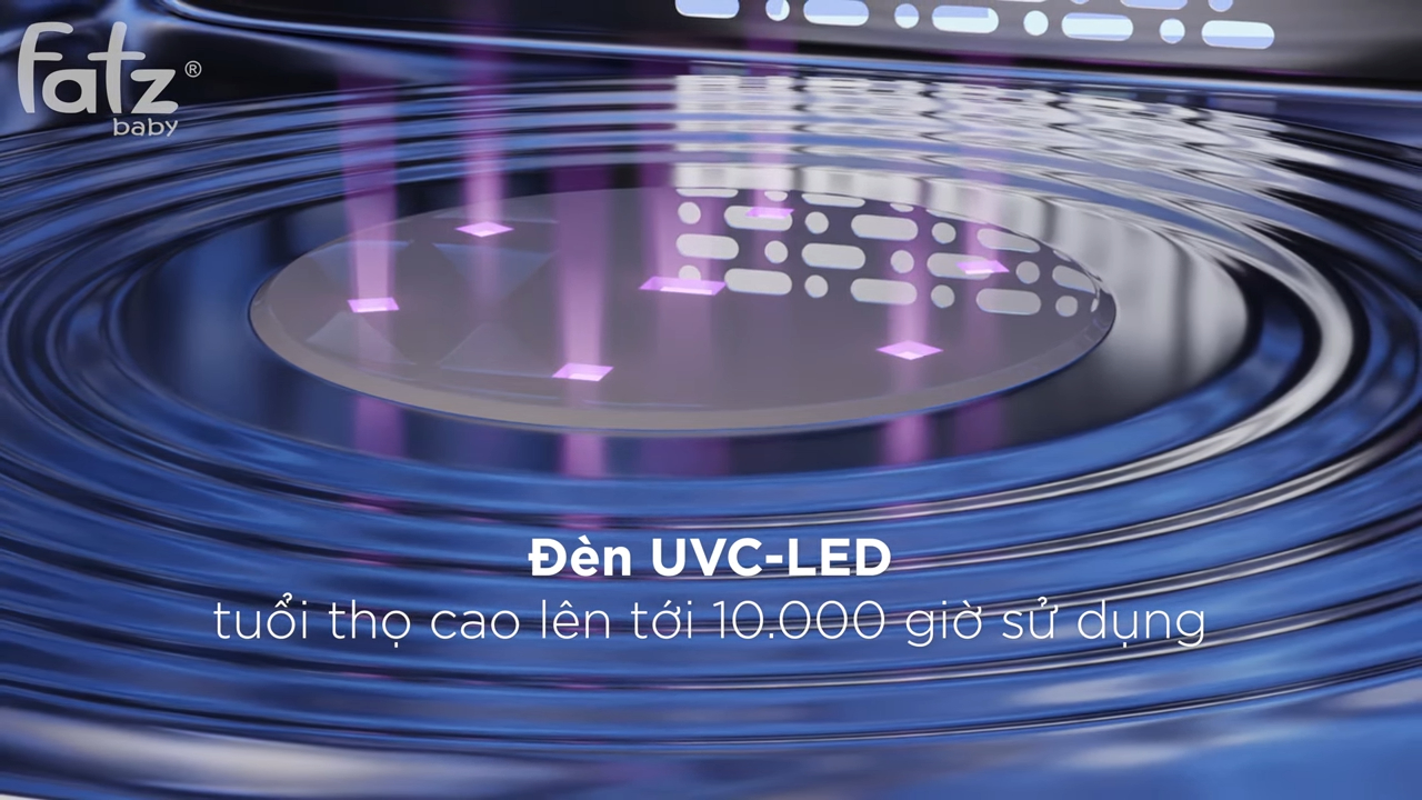 Mô tả Máy tiệt trùng sấy khô UVC-LED 25L công nghệ Nano Plasma Ion PLASMAX 1 FATZBABY  FB4725ZH - 8