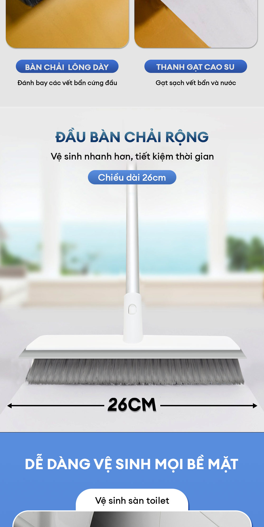 Chi tiết cán cầm xốp của Parroti ES02