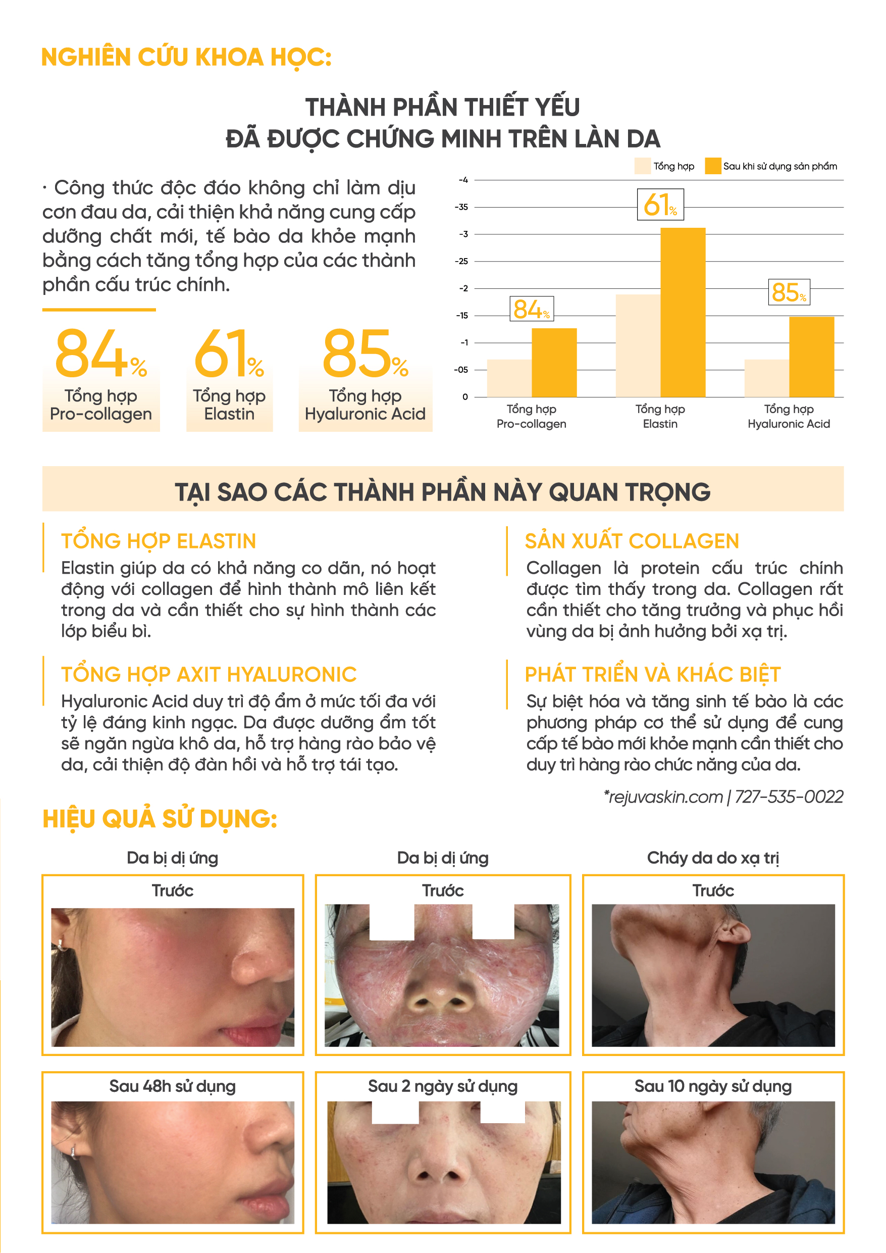 Mô tả Kem Dưỡng Ẩm và Phục Hồi Da Rejuvaskin Skin Recovery Cream 100ml - 9
