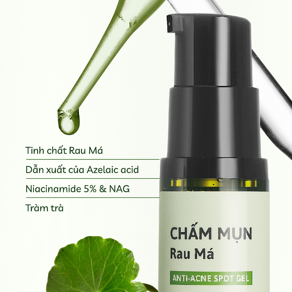 Mô tả Chấm Mụn Rau Má Giảm Mụn Và Mờ Thâm Cỏ Mềm 10g - 2