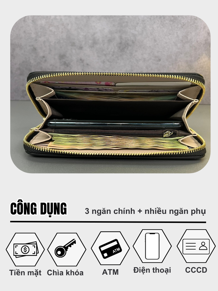 Ví Dài Nữ Cầm Tay TAILIAN TL16 - Ảnh 3
