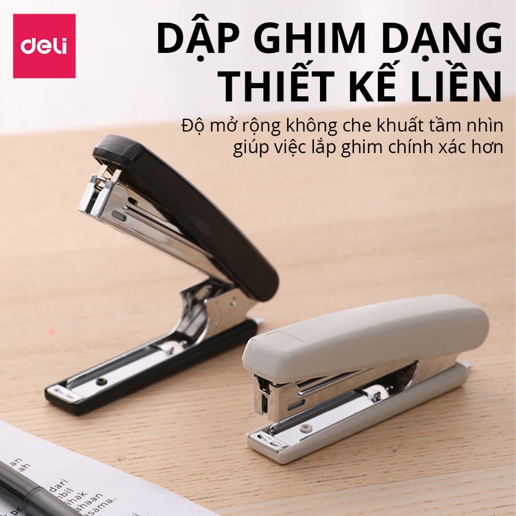 Dập ghim văn phòng học sinh mini Deli loại - dập ghim văn phòng – ghim ...