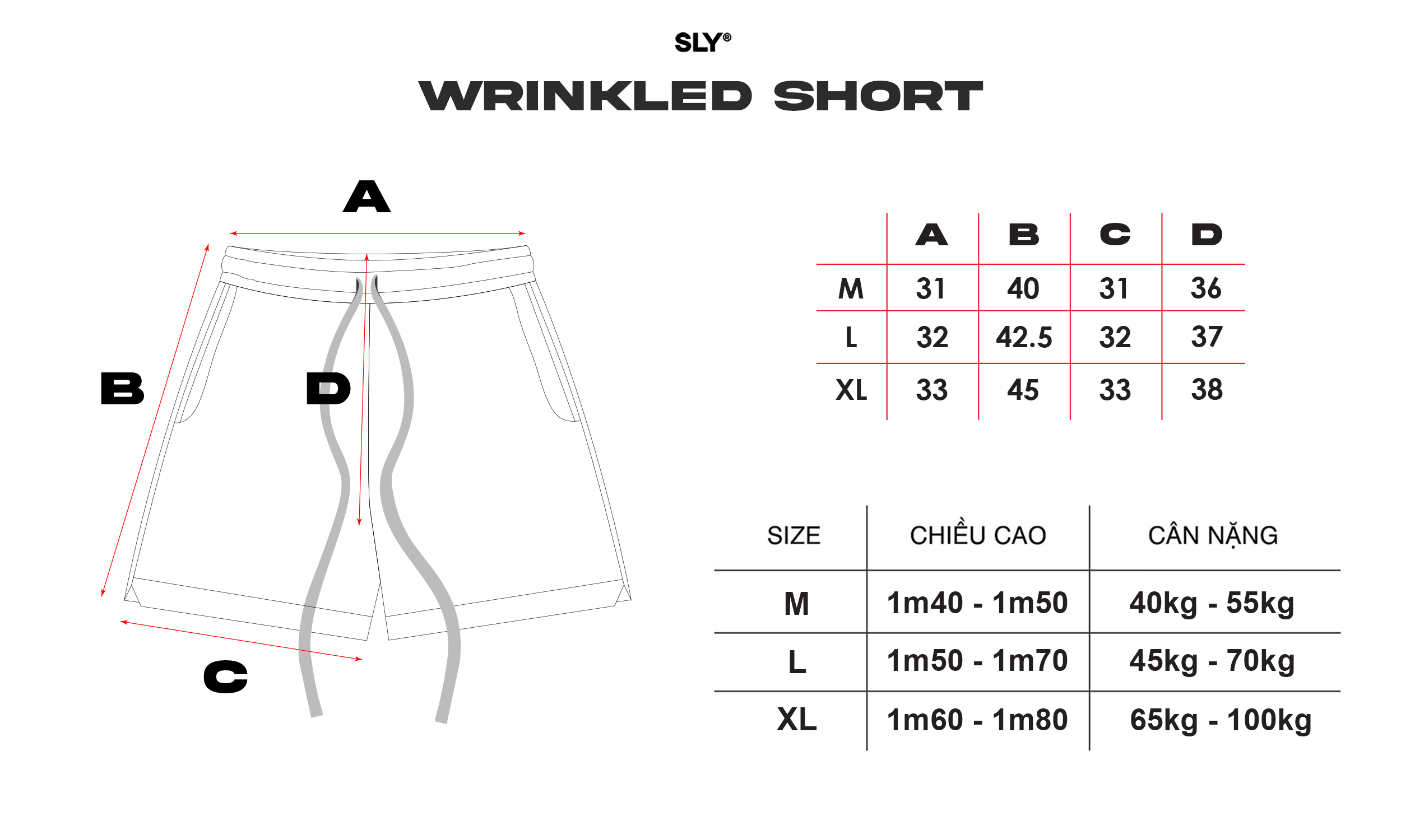 Mô tả Quần short dù SLY Wrinkled Parachute Short 3 màu - 1
