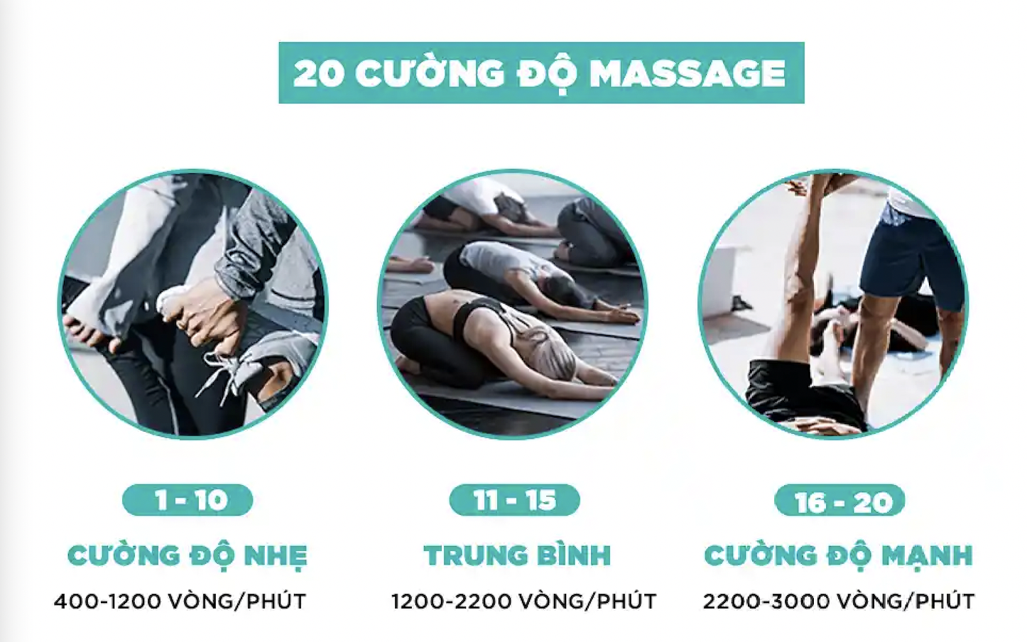 Mô tả Máy Massage Cầm Tay Cao Cấp KINGTECH KH-720PRO, 20 Cấp Độ, Hỗ Trợ Mát Xa Chuyên Sâu, Giảm Đau Cơ, Cứng Khớp - Chính Hãng - 4