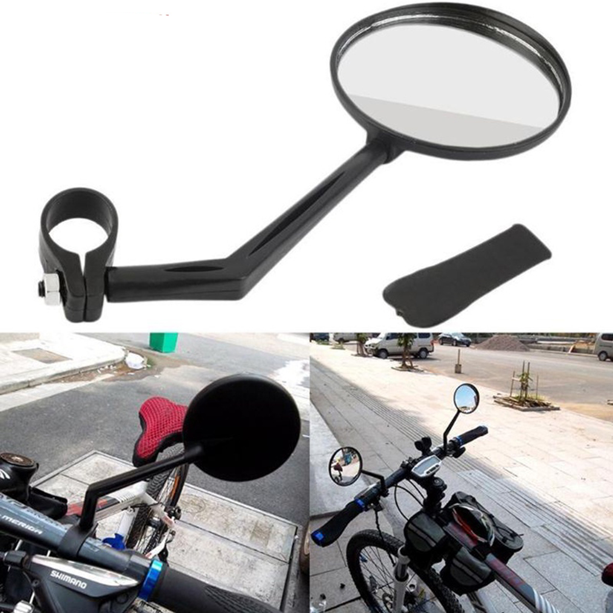 Mô tả Gương Xe Đạp Thể Thao Cổ Dài – Gương Cầu Lồi Xe Đạp Bản 8cm To Xoay 360 Độ Linh Hoạt ECO1 Chính Hãng Amalife - 7