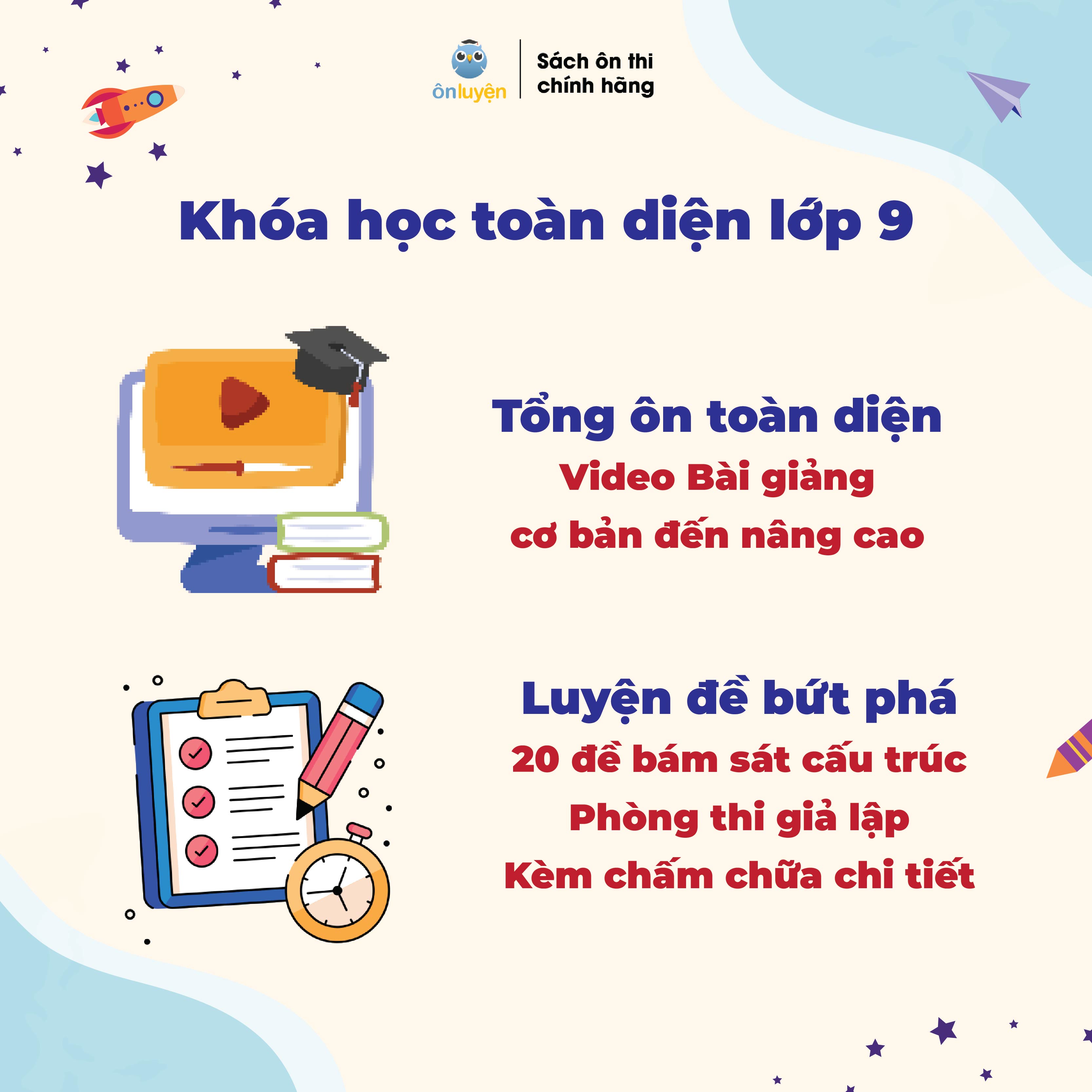 Mô tả Sách Lớp 9(Chương Trình Mới)-Siêu trọng tâm Toán, Anh,KHTN dành cho 3 bộ Kết nối,Chân trời,Cánh diều - 3
