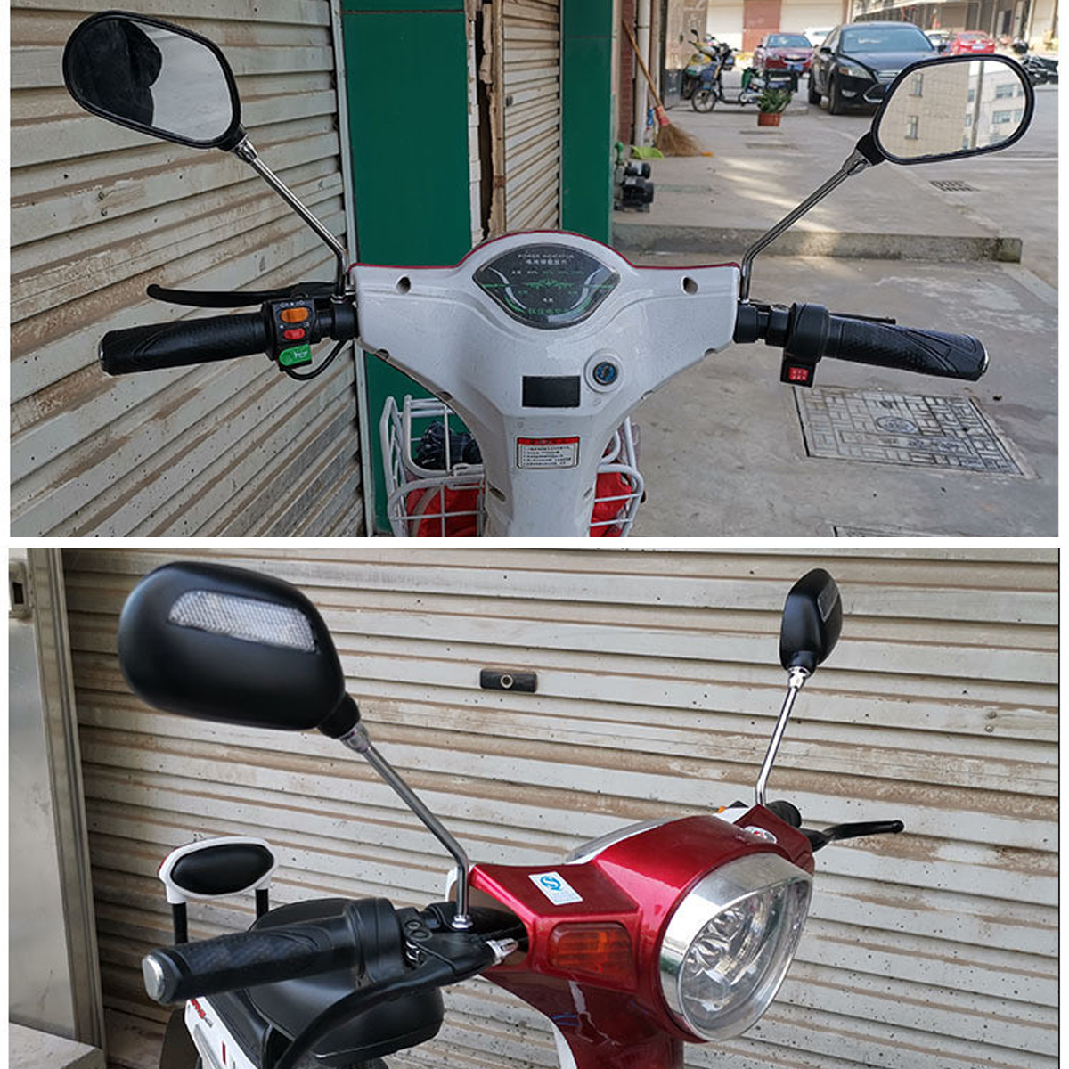 Mô tả Gương Xe Đạp Chiếu Hậu Góc Rộng 2 Chiếc Bản To Có Phản Quang Ban Đêm Cho Xe Đạp Thể Thao Xe Đạp Điện PRO1 Hãng Amalife - 9