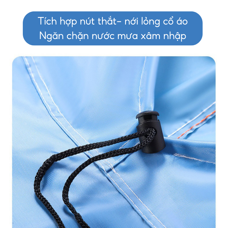 Áo Mưa Choàng 2 Đầu HOKU Vải Dù Chống Rách, Có Vành Che Mưa Siêu Rộng ...