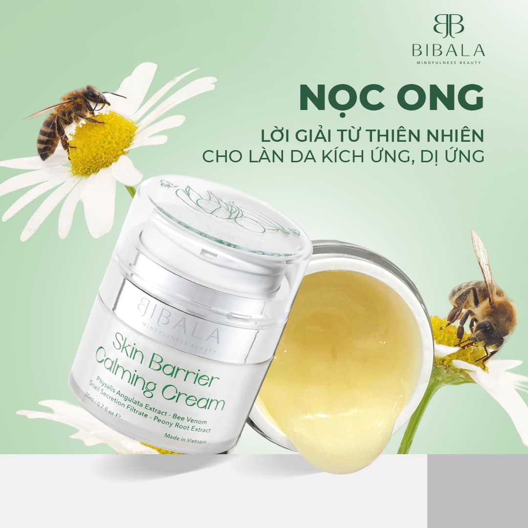 Mô tả COMBO 5 Lọ Kem dưỡng Chăm Sóc Da phục hồi, lành thương và làm giảm kích ứng BIBALA SKIN BARRIER CALMING CREAM - 2