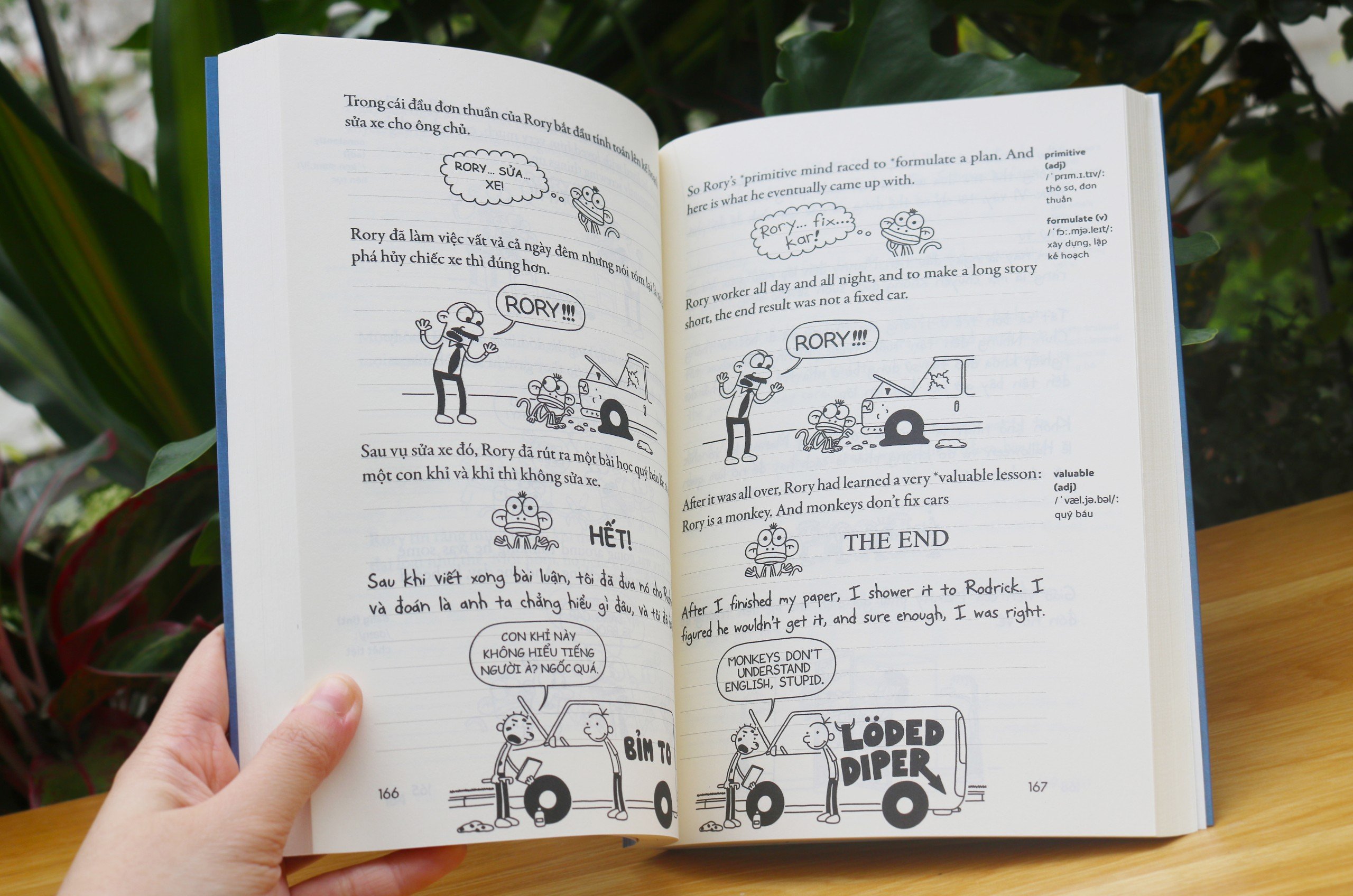 Mô tả Sách Nhật Ký Chú Bé Nhút Nhát song ngữ tập lẻ - Diary of a Wimpy Kid tặng kèm file nghe note từ vựng - 5