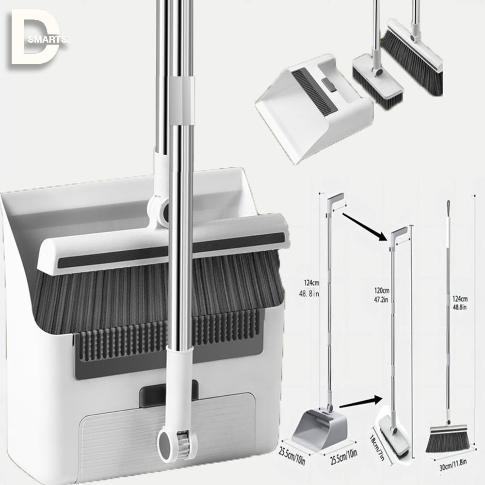 Bộ chổi quét nhà kèm hót rác 3 trong 1 đa năng, 1 chổi quét 1 hót rác 1 ...