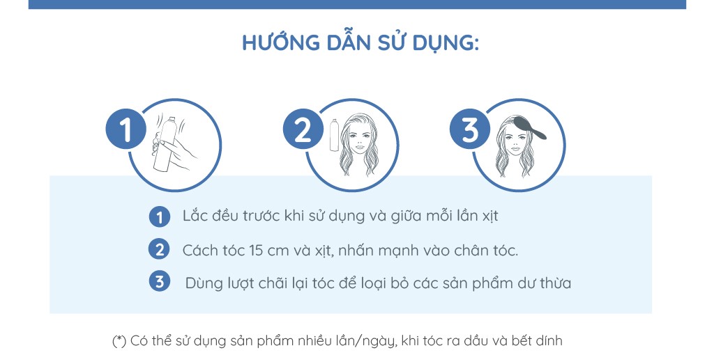 Mô tả Dầu gội đầu khô Evoluderm 200ml - 3