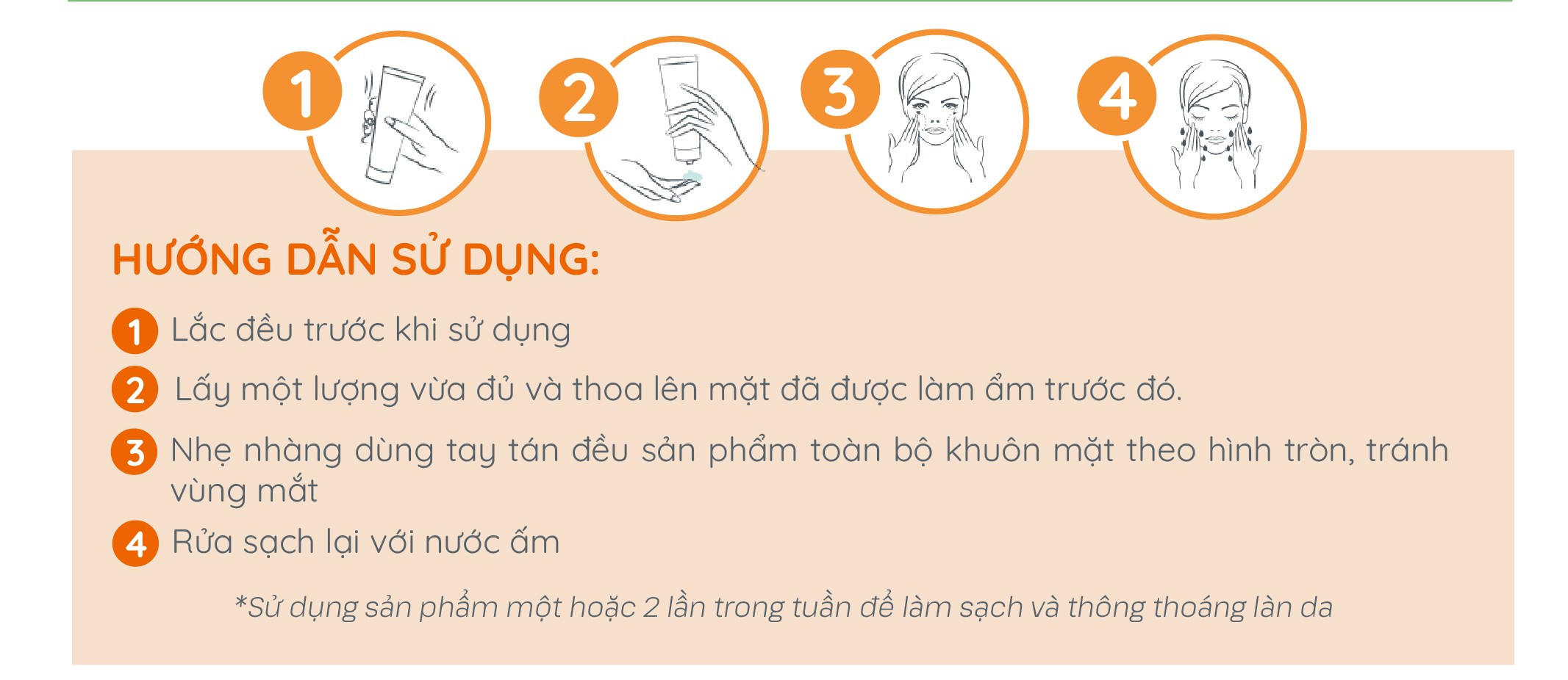 Mô tả Tẩy tế bào chết dành cho mặt Evoluderm 150ml - 6