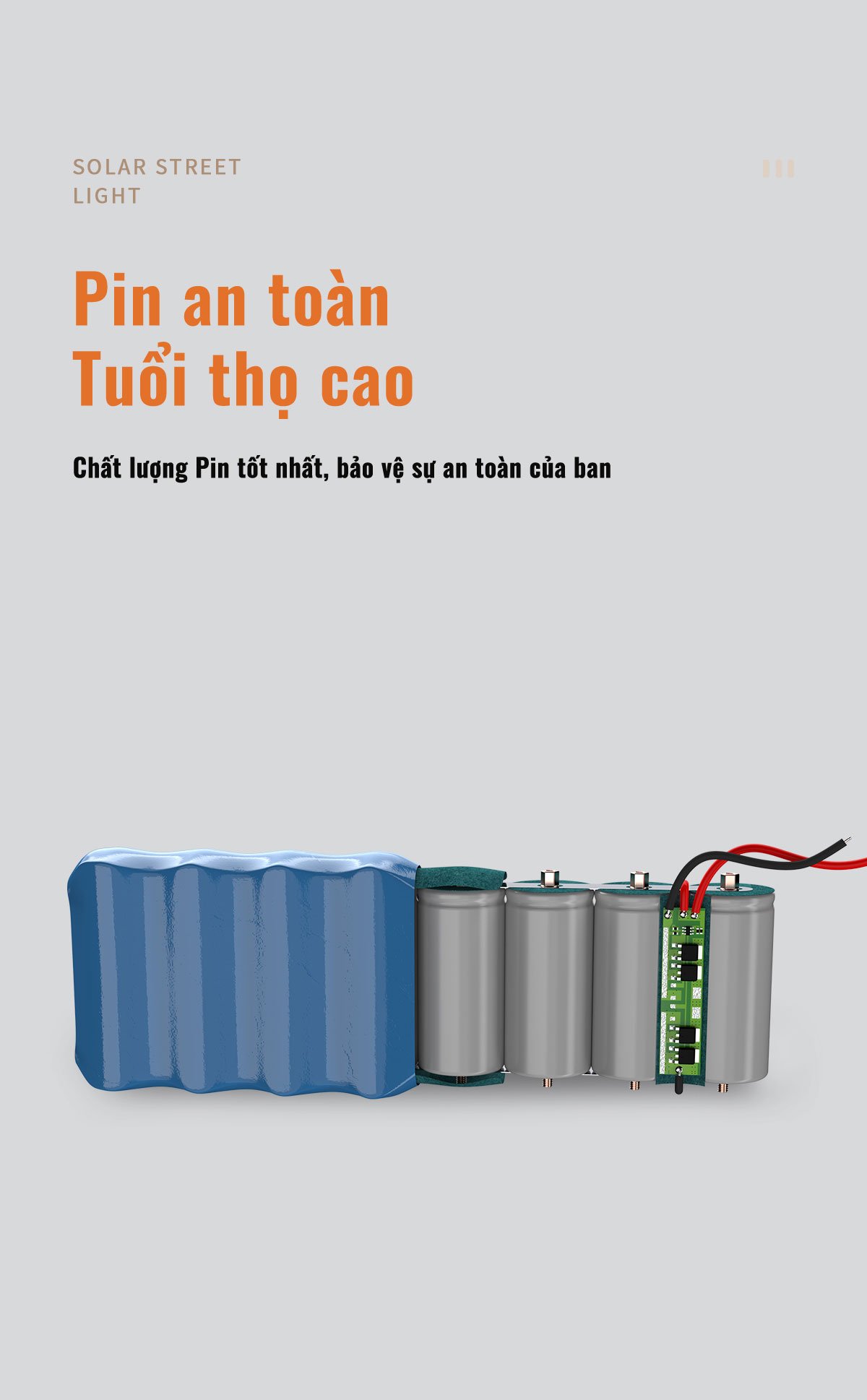 Mô tả Đèn Năng Lượng Mặt Trời MODI SOLAR 100W 200W 300W, Chống Nước IP65, Điều Khiển Từ Xa, Chế Độ Tự Động - 9