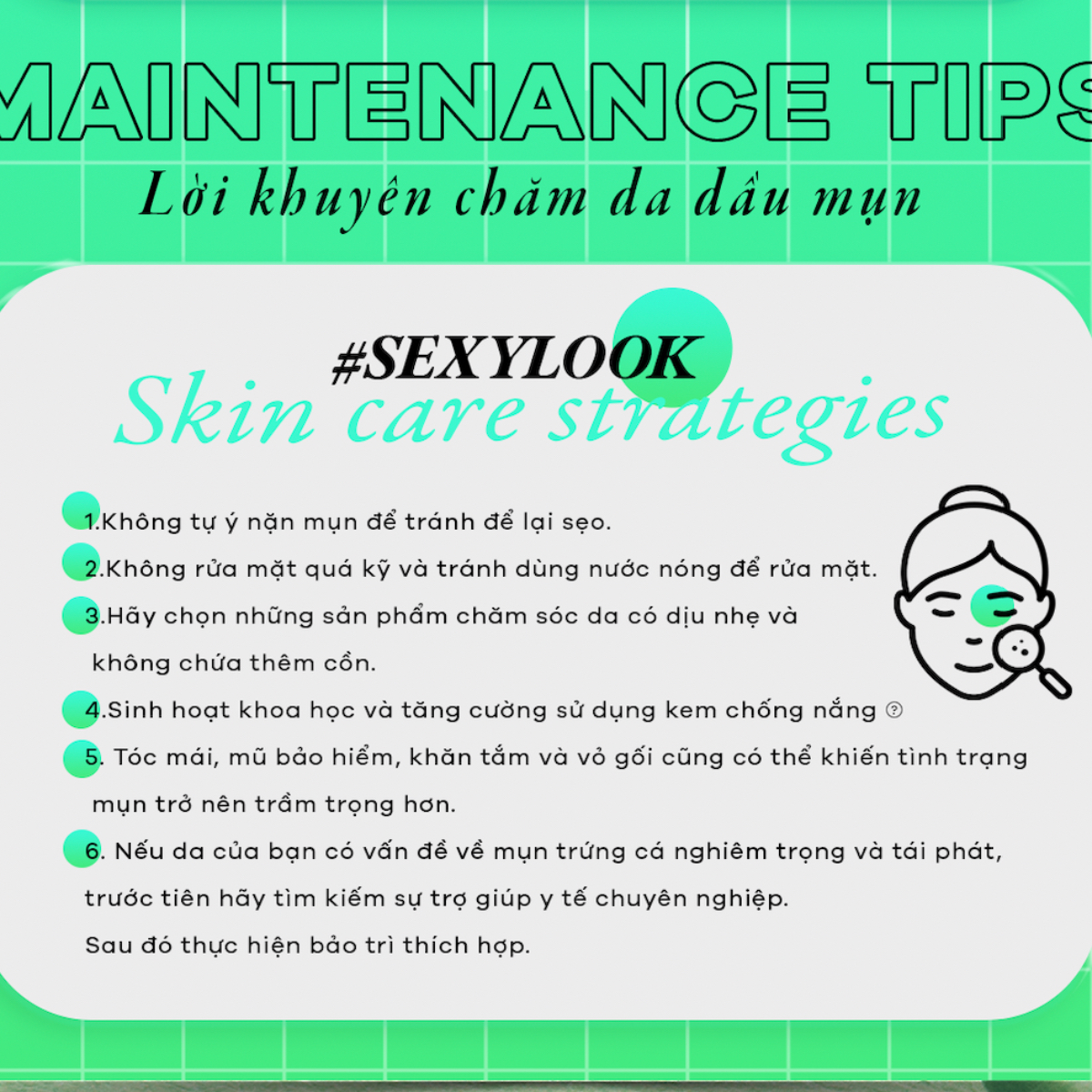 Mô tả Xịt Khoáng Tràm Trà SEXYLOOK Hỗ Trợ Giảm Dầu Mụn và Dưỡng Ẩm Da SEXYLOOK - 3