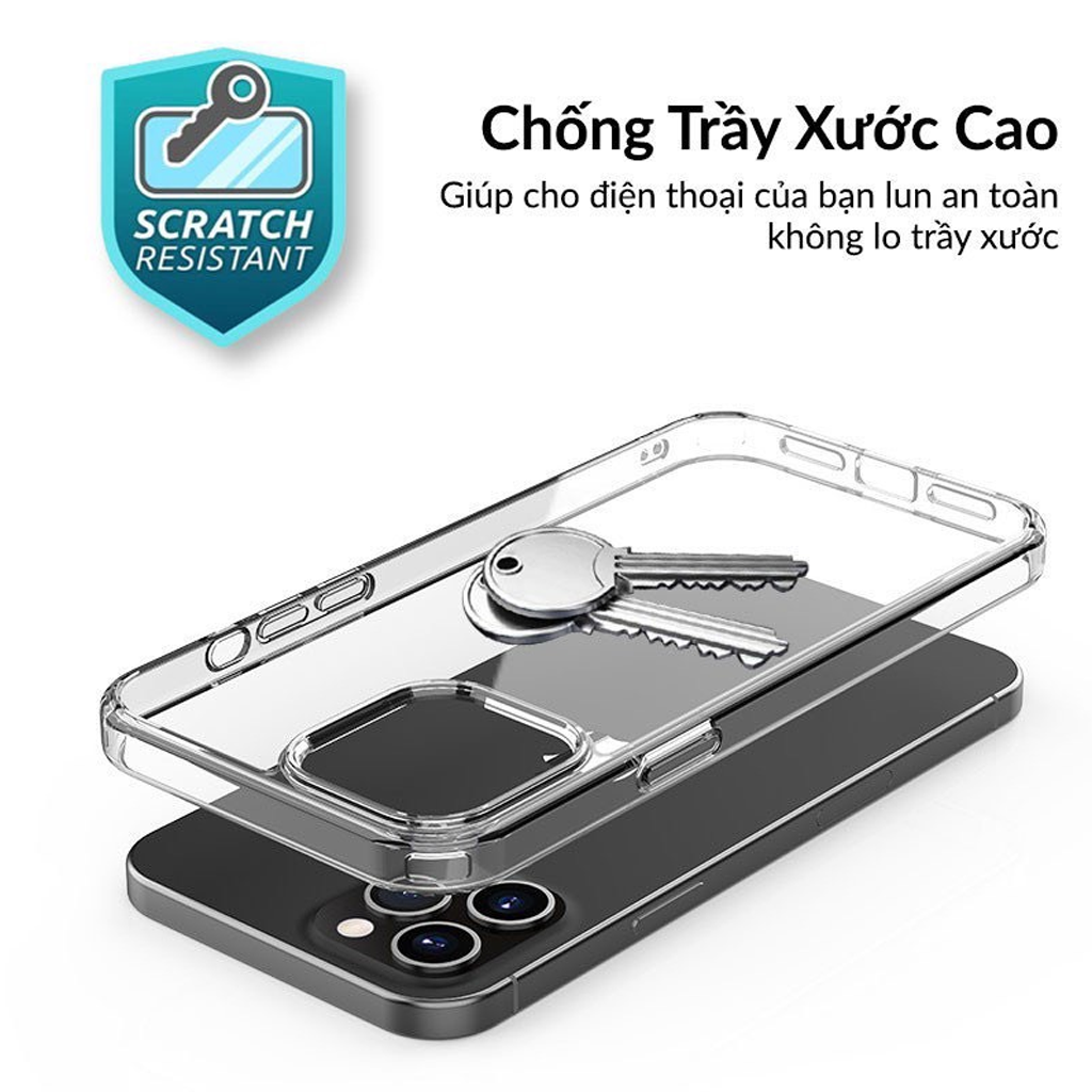 Mô tả Ốp Lưng LIKGUS Trong Suốt-Viền Dẻo - 4 Túi Khí Chống Sốc Cực Tốt Dùng Cho IP Series 11-12-13-14-15 - 2