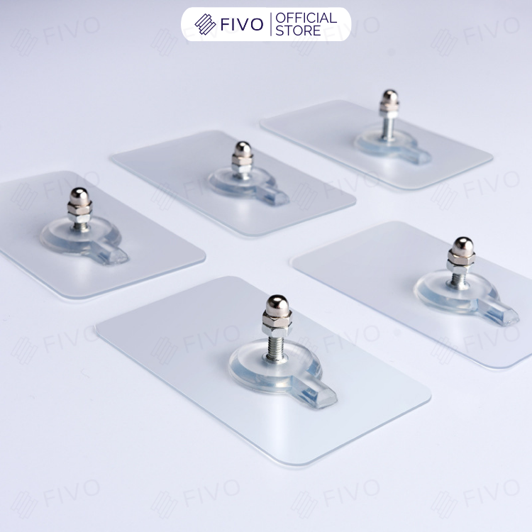 Mô tả Miếng Dán Tường Chữ Nhật Móc Đinh Không Cần Khoan Đục, Siêu Chắc, Chịu Lực Lên Đến 10kg, Chống nước Chống Ẩm - 4
