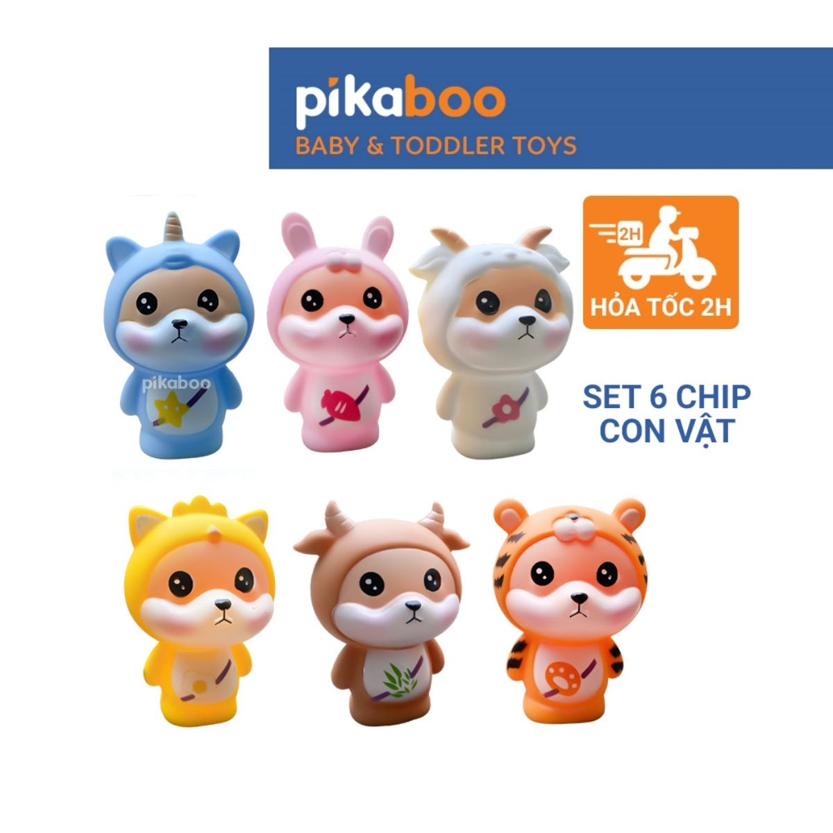 Mô tả Đồ chơi chíp con vật cao cấp Pikaboo, phát ra âm thanh được làm từ chất liệu cao cấp an toàn - 1