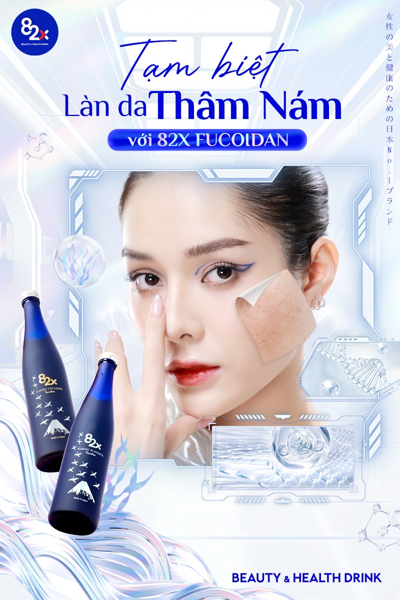 Mô tả Nước Uống Collagen 82X FUCOIDAN Cao Cấp Chai 500ml - Tăng Độ Đàn Hồi Cho Da Căng Mịn, Gọn Dáng [DATE T7/2025] - 2