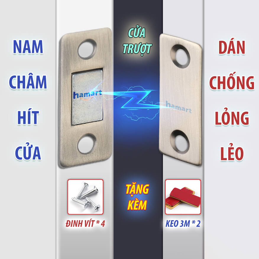 Nam Châm Gắn Cửa Tủ Chữ L Chốt Khoá Ngăn Kéo Hút Cố Định Mạnh Mẽ Kèm ...