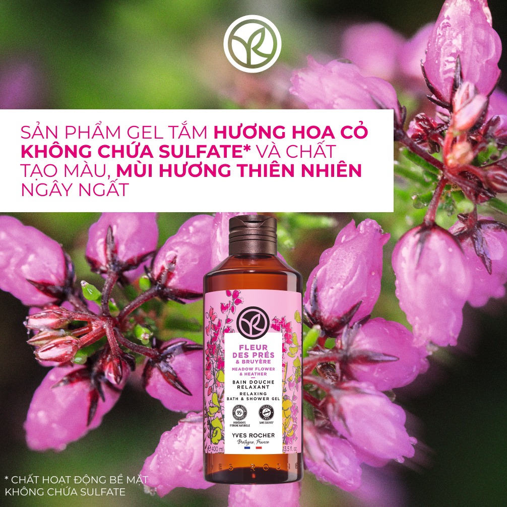Chi tiết sản phẩm sữa tắm hoa cỏ Yves Rocher
