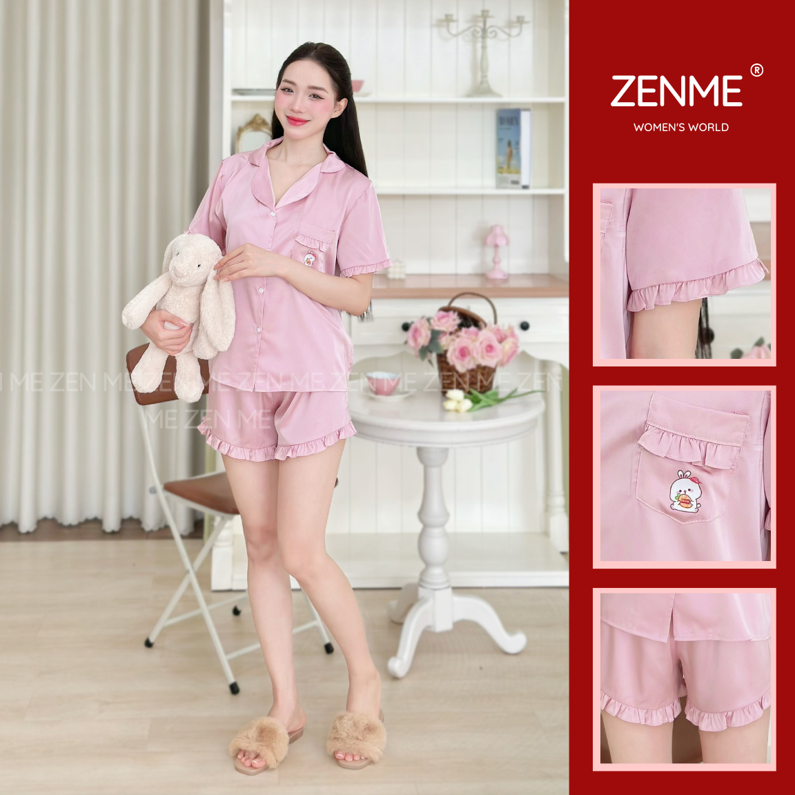 Bộ Ngủ Pijama ZENME PJVB0524 - Hình ảnh 8