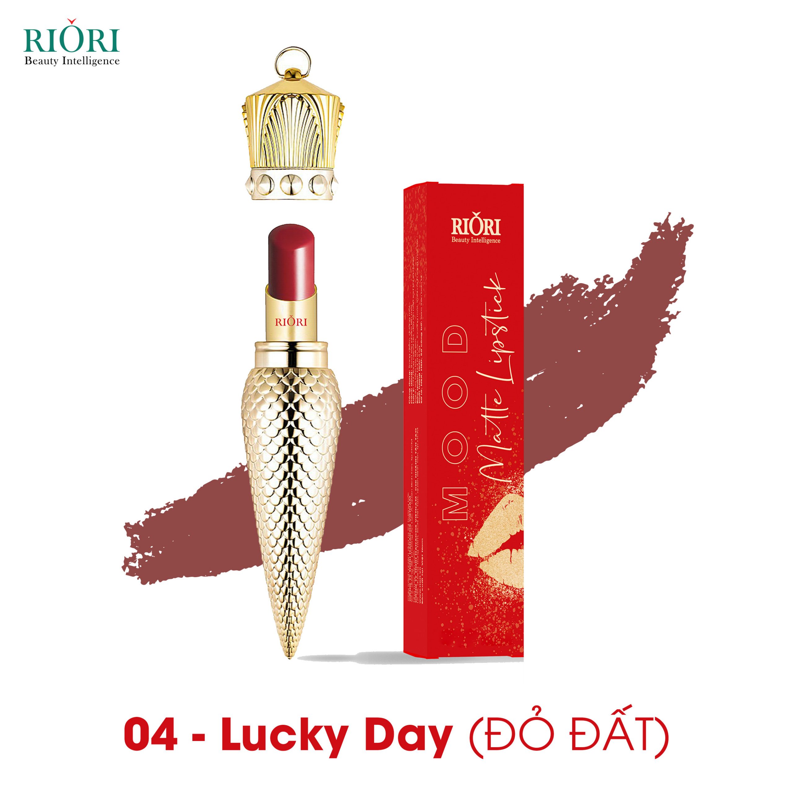 Mô tả Son Sáp Dưỡng Mềm Mịn RIORI HANA - MOOD MATTE LIPSTICK 4.5g - 6