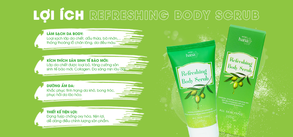 Mô tả Muối Tẩy Tế Bào Chết RIORI HANA REFRESHING BODY SCRUB 250g (Mẫu Mới) - 3