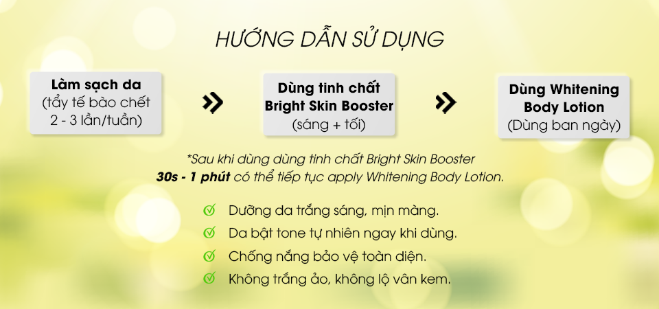 Lưu ý khi dùng Kem Body RIORI HANA