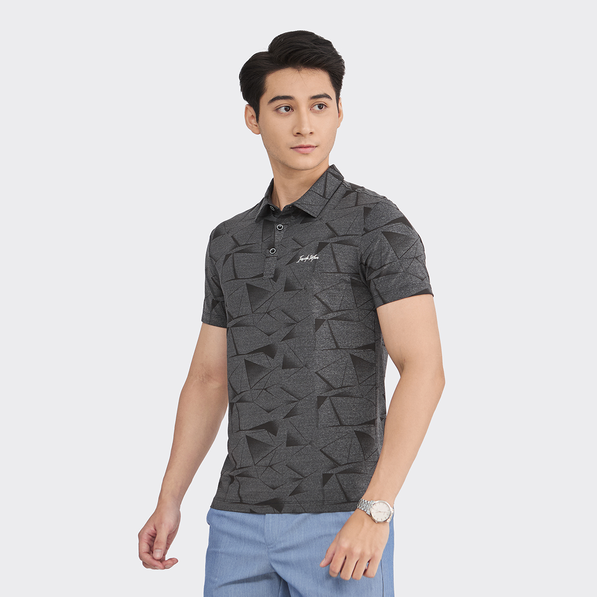 Mô tả Áo polo nam INSIDEMEN chất vải cao cấp xuất xịn dệt bo dày dặn chuẩn form áo thun cổ bẻ tay ngắn IPS069S2 - 3