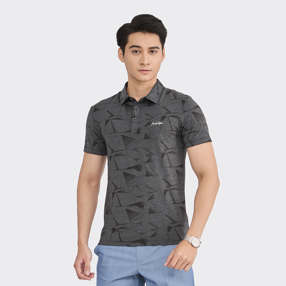 Mô tả Áo polo nam INSIDEMEN chất vải cao cấp xuất xịn dệt bo dày dặn chuẩn form áo thun cổ bẻ tay ngắn IPS069S2 - 4