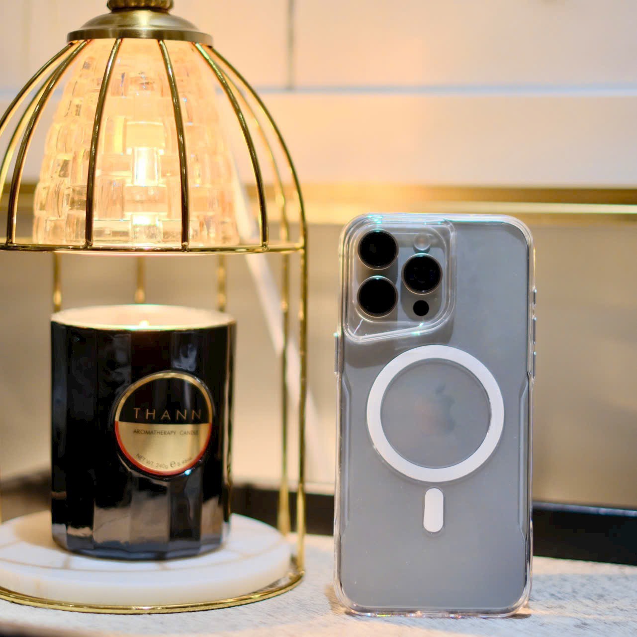 LIGUS Candy Clear Case - Ốp lưng cứng trong suốt cho iPhone 12 / 13 ...