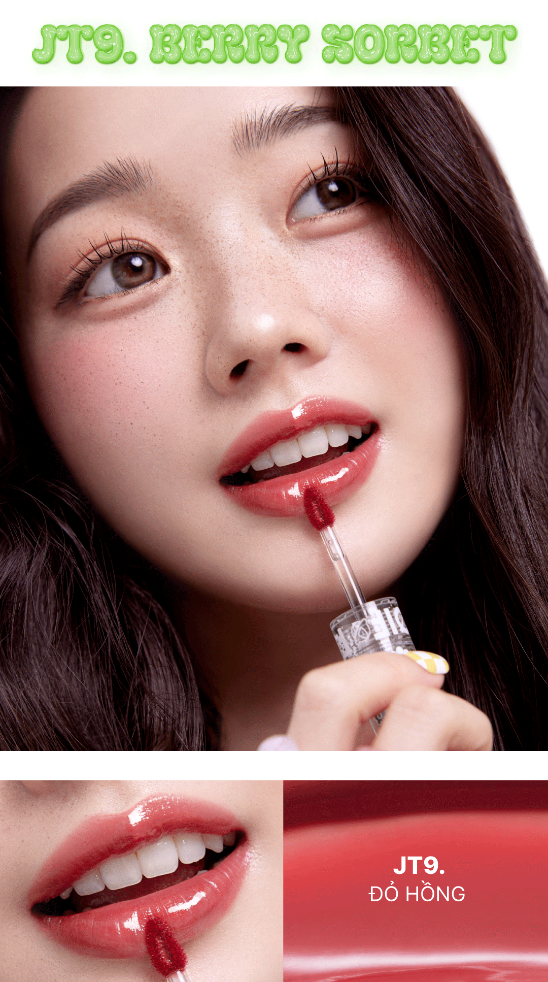 Mô tả [Ver 2] Son Tint Bóng Thuần Chay, Ẩm Mọng, Bền Màu FOIF Juicy Fit Tint 3g - 7