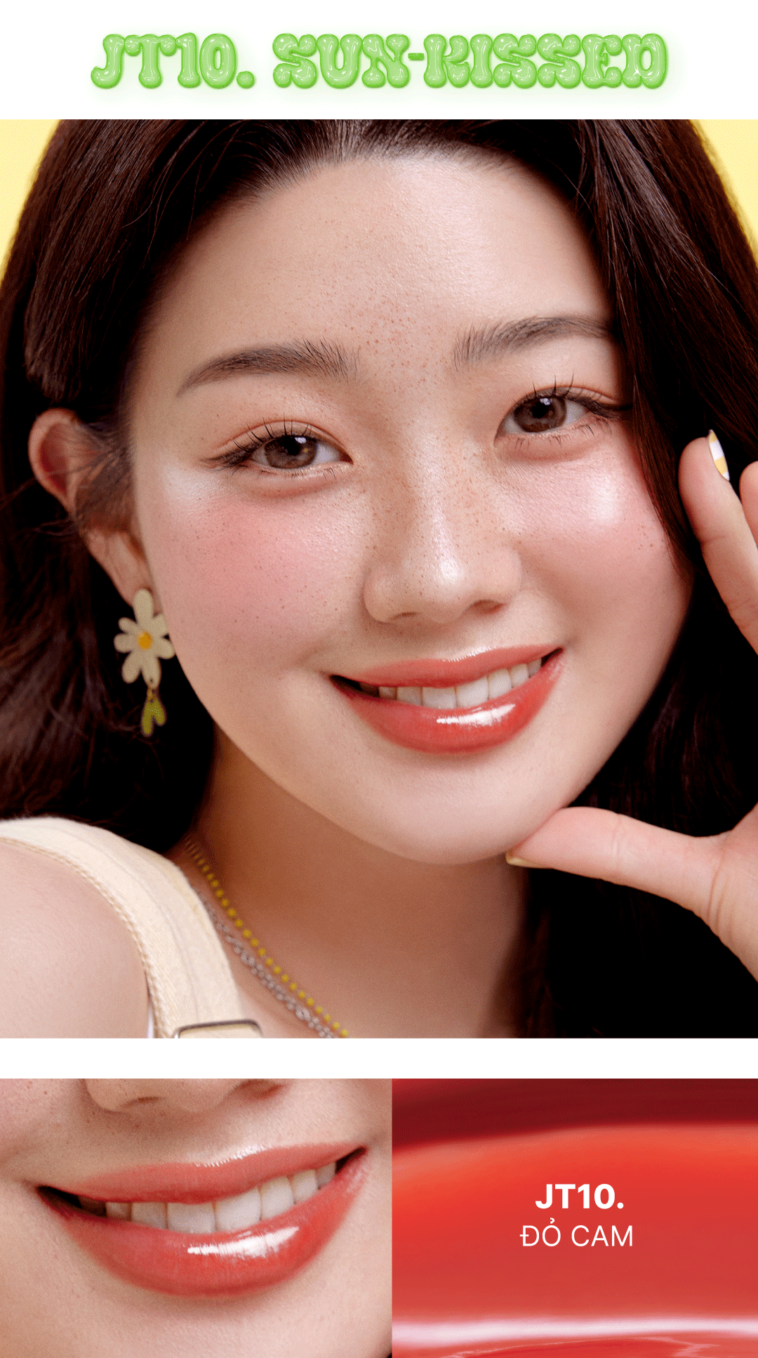 Mô tả [Ver 2] Son Tint Bóng Thuần Chay, Ẩm Mọng, Bền Màu FOIF Juicy Fit Tint 3g - 8