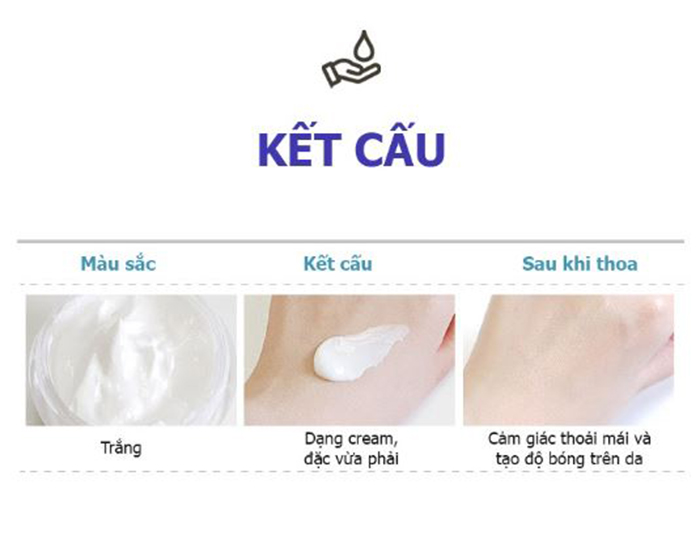 Mô tả Kem Nâng Tone Dưỡng Trắng Làm Đều Màu Da PEKAH Melting Snow Whitening Cream 50ml - 5