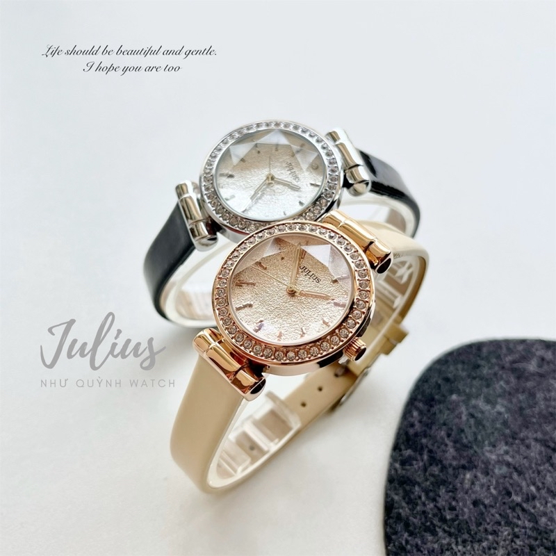 Đồng hồ nữ Julius JA-778 màu Kem