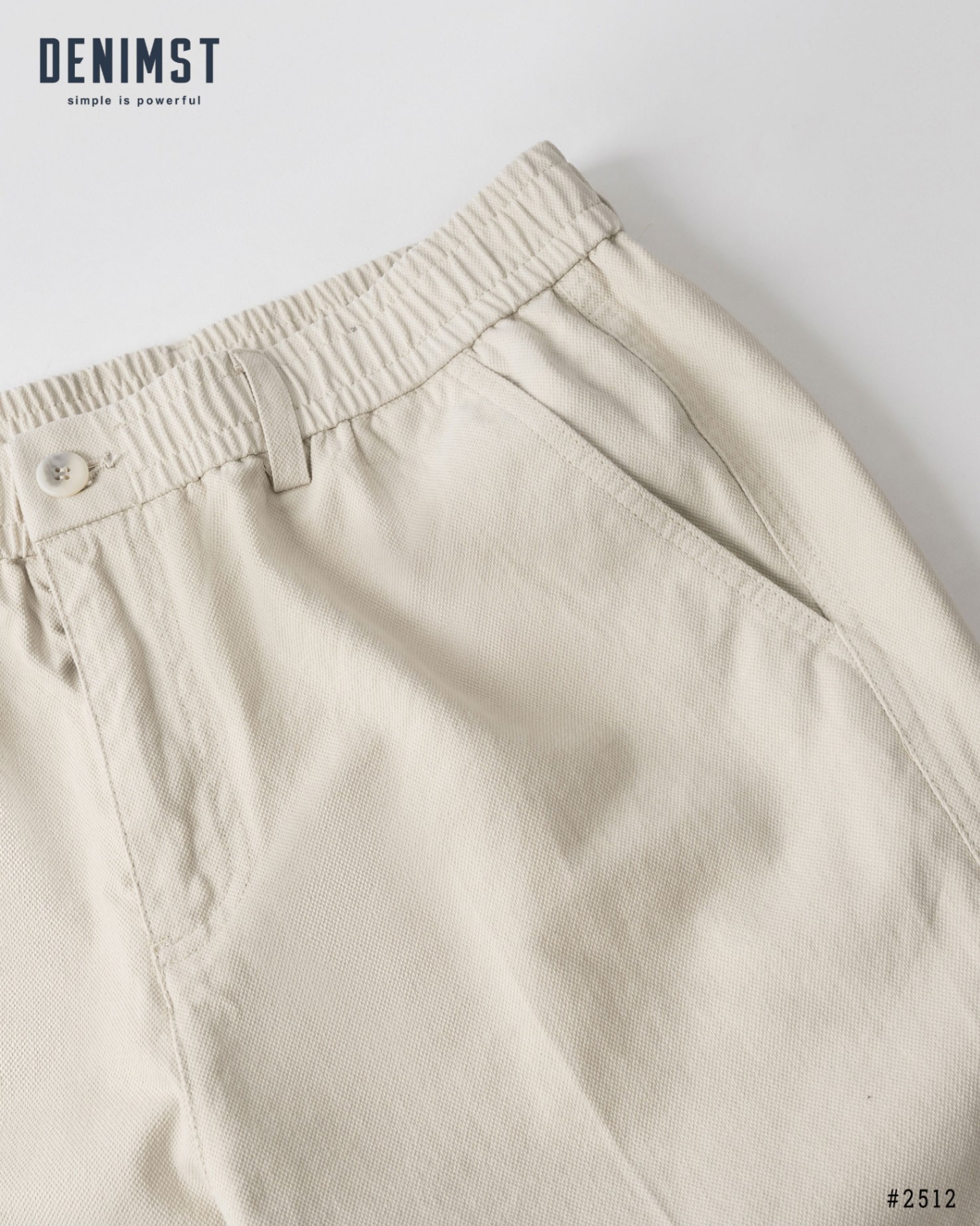 Mô tả Quần short kaki nam DENIMST 2512, phong cách Hàn Quốc tối giản và lịch thiệp, đủ size tới 98kg - 3