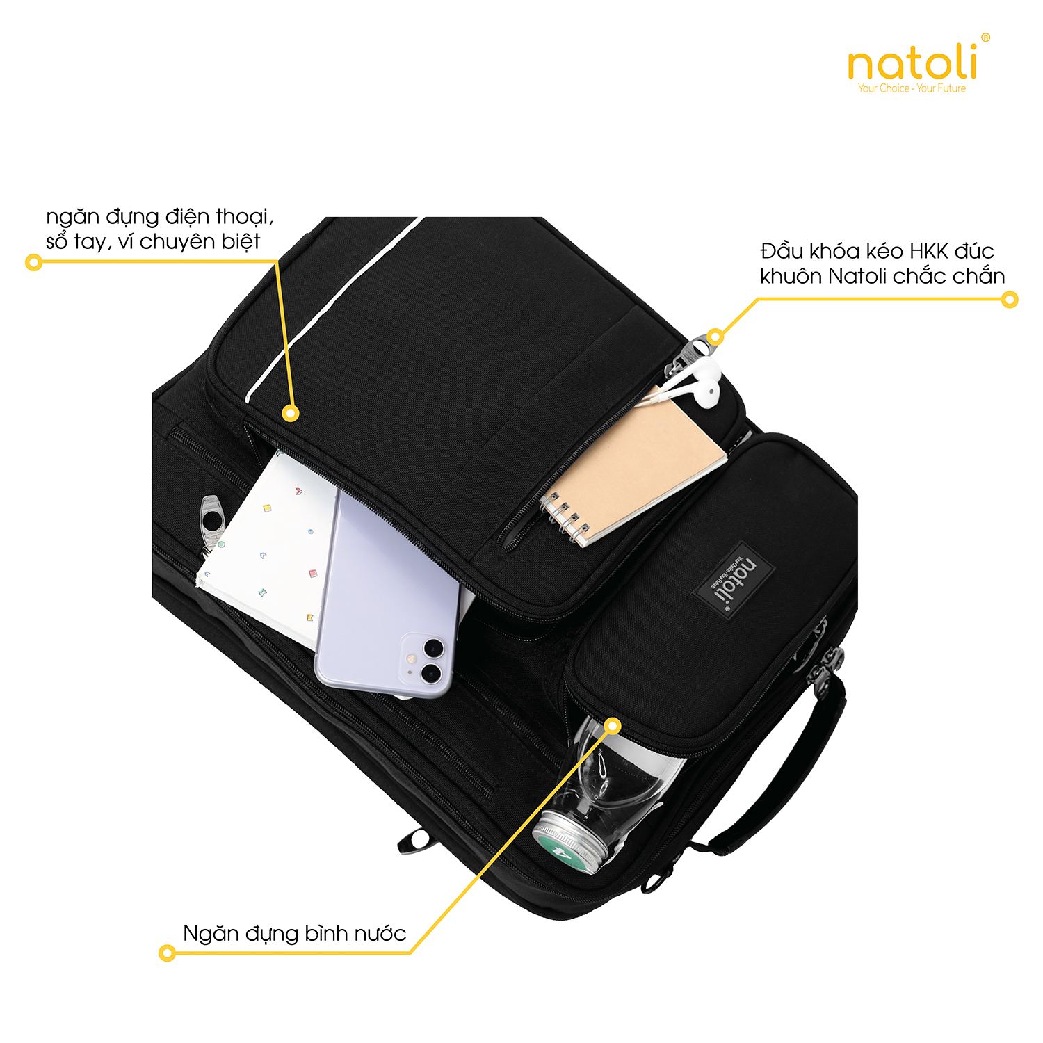 Cặp NATOLI B17 đeo và xách
